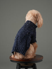 GLACIER PET SWEATER - NAVY