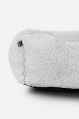 Chester & Lee | Furry Sleeper Dog Bed Gray