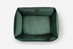 Chester & Lee | Classic Velvet Sleeper Dog Bed Green
