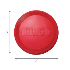 Kong Red Rubber Flyer