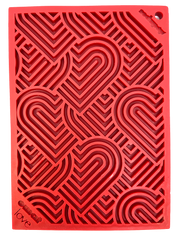Love eMat - Enrichment Lick Mat for Dogs and Cats| Heart Design | SodaPup