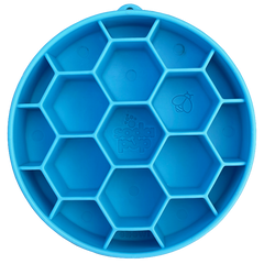 Honeycomb eBowl Deep Slow Feeder Dog Bowl for Enrichment | USA Made