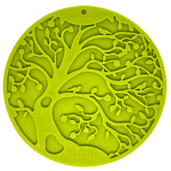 Tree of Life eMat - Enrichment Lick Mat For Dogs and Cats - With Suction Cups | Tree Design | USA Made