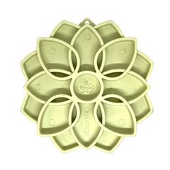 Mandala Softie eTray Shallow Slow Feeder Dog Bowl with Suction Cups |  USA Made