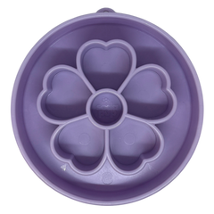 Flower eBowl Deep Slow Feeder Dog Bowl for Enrichment | USA Made
