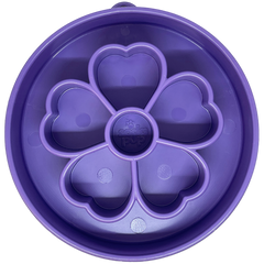 Flower eBowl Deep Slow Feeder Dog Bowl for Enrichment | USA Made