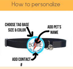 Bowie Ziggy Stardust Tag- Silent, Eco-Friendly, Ringless ID Tag