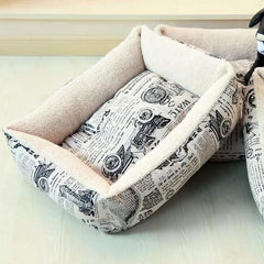 Oxgord Paws & Pals Plush Dog Bed