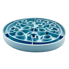 Pizza Snack Mat: 2-in-1 Lick Mat Slow Feed Bowl Combo